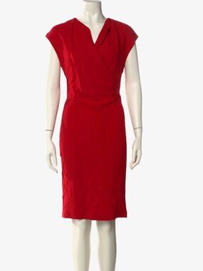 STELLA MCCARTNEY Red Dress With Cutout Back Detail
